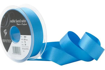 Double Faced Satin Ribbon - 15mm - Various Colours - Priced per metre