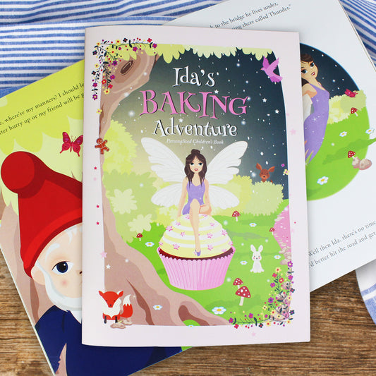 Personalised Fairy Baking Adventure Book & Baking Set