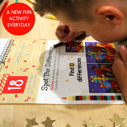 Personalised 24 Sleeps Christmas Activity Advent Calendar