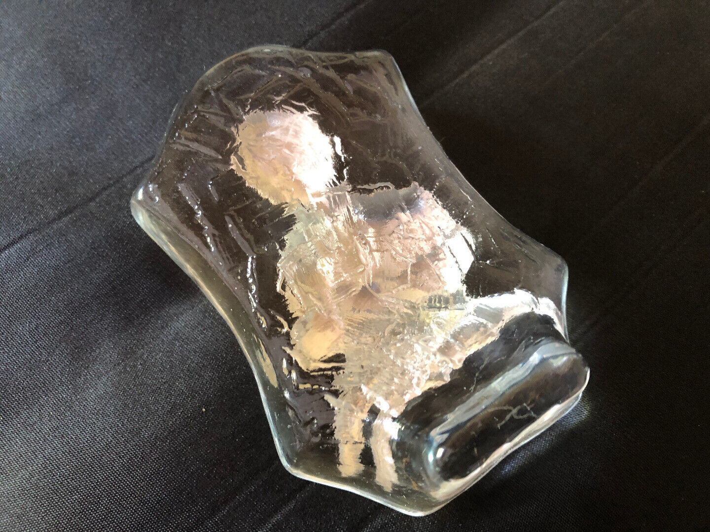 Glass Plaque with Silver Inset - Holy Communion, Praying Boy