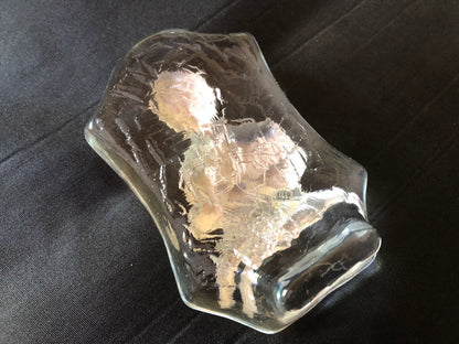 Glass Plaque with Silver Inset - Holy Communion, Praying Boy