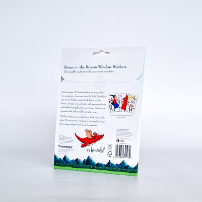 Room on the Broom Halloween Window Sticker Set