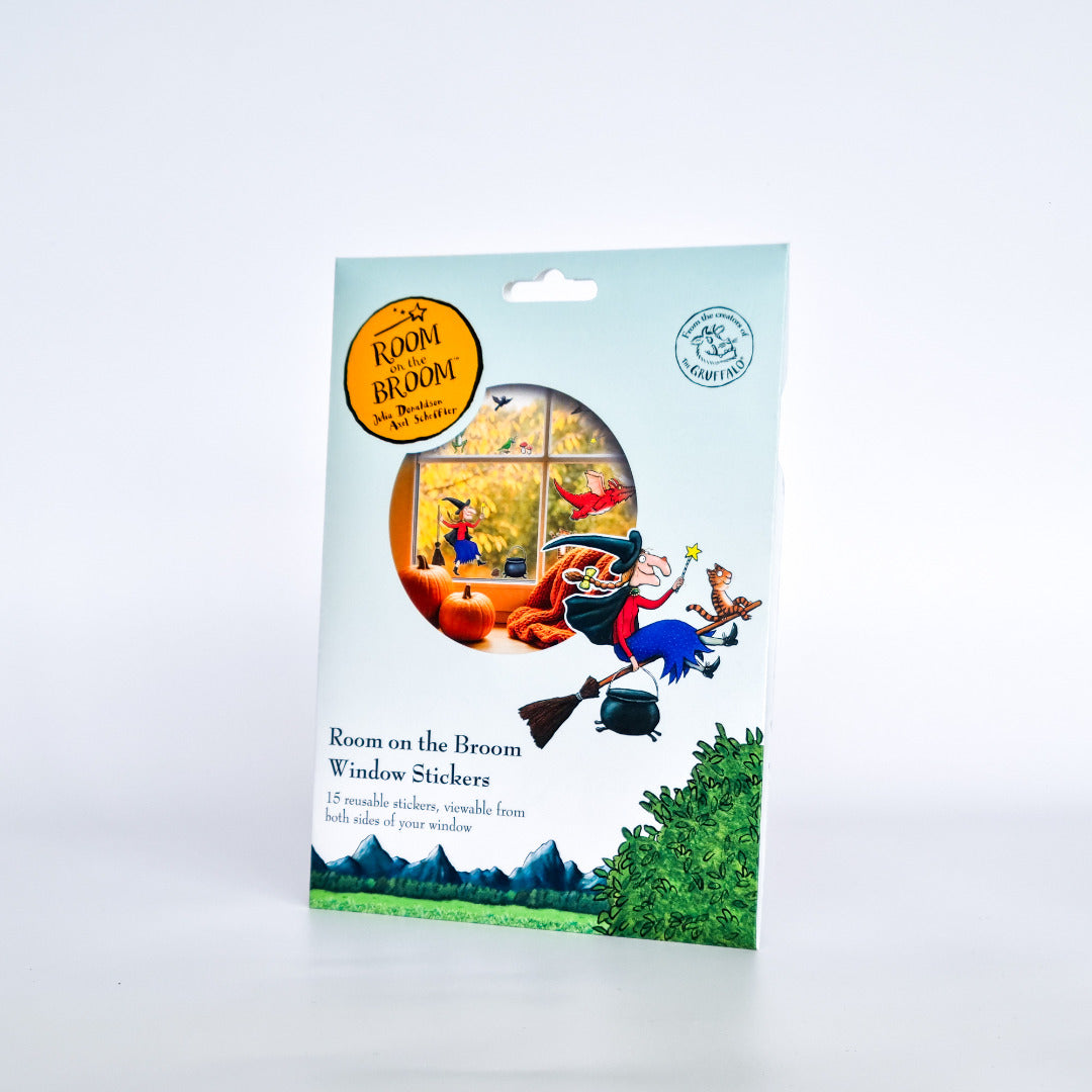 Room on the Broom Halloween Window Sticker Set