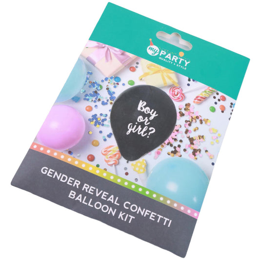 Gender Reveal Confetti Balloon Kit - Blue and Pink