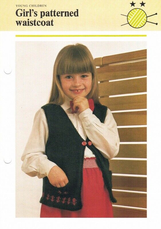 Vintage Hamlyn Knitting Patterns for Young Children - Girls Clothing