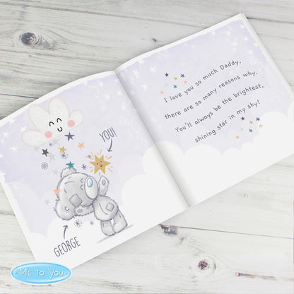 Personalised Tiny Tatty Teddy 'Daddy You're A Star' Poem Book