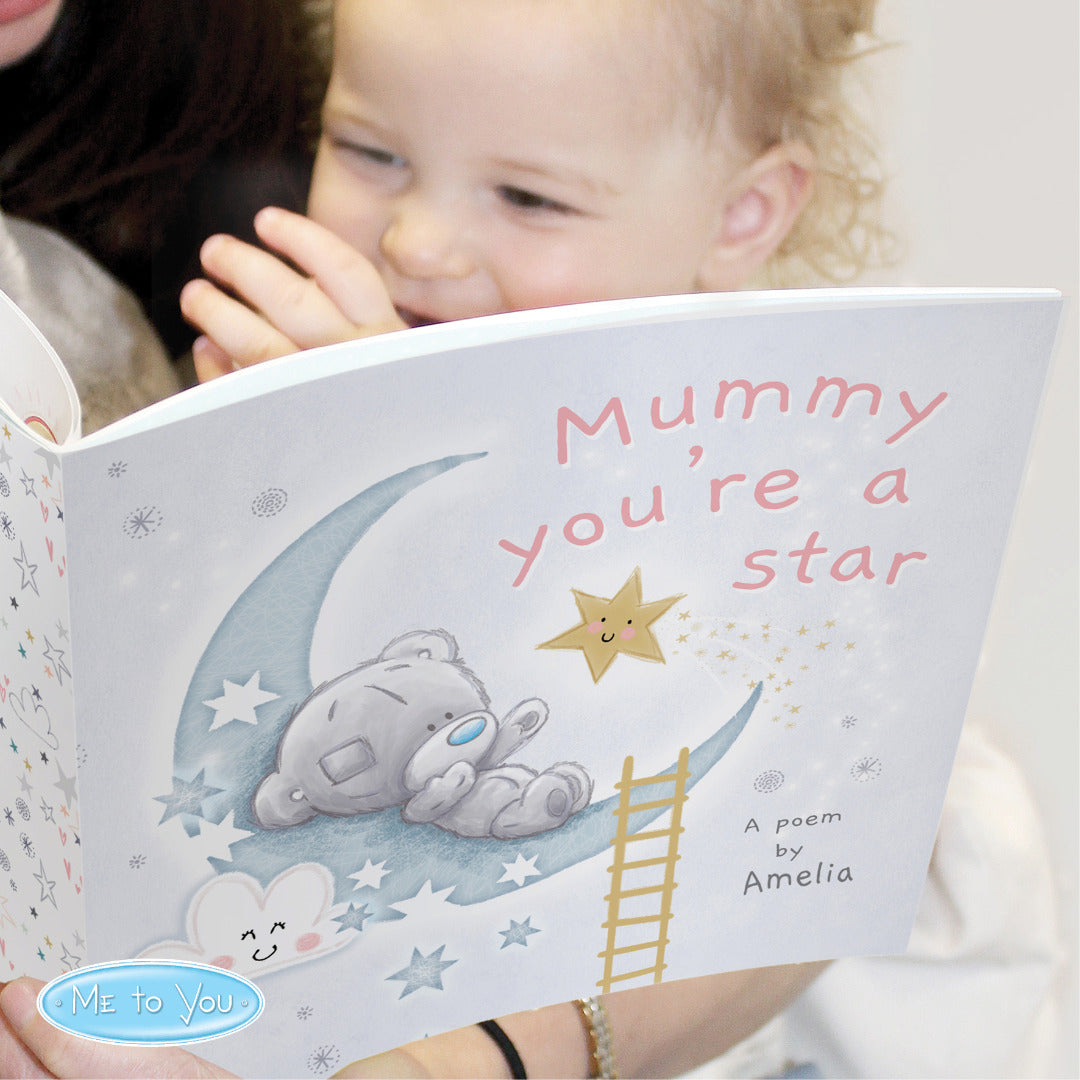 Personalised Tiny Tatty Teddy 'Mummy You're A Star' Poem Book