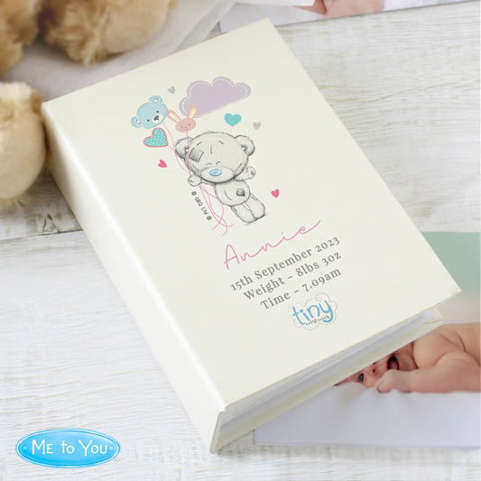 Personalised Tiny Tatty Teddy 6x4 Photo Album with Sleeves ~ Pink