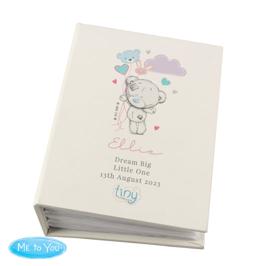 Personalised Tiny Tatty Teddy 6x4 Photo Album with Sleeves ~ Pink
