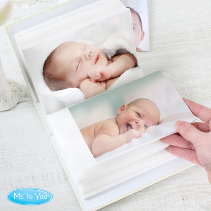 Personalised Tiny Tatty Teddy 6x4 Photo Album with Sleeves ~ Blue