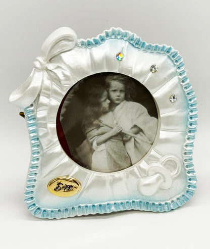 Baby Themed Photo Frame ~ Blue / Boy