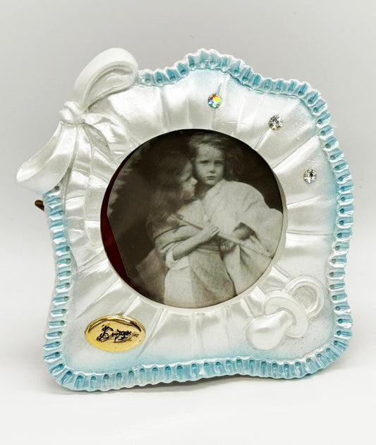 Baby Themed Photo Frame ~ Blue / Boy