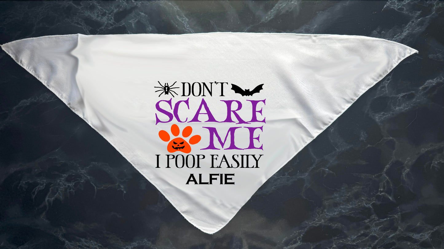 Personalised Halloween Pet Bandana - Medium to Extra Large Dogs