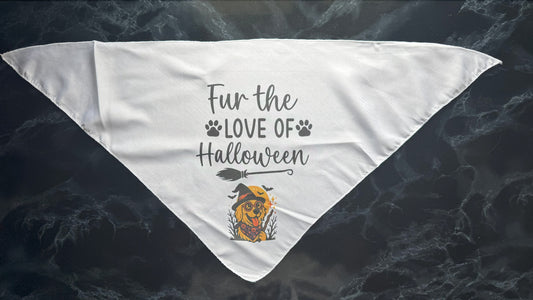 Personalised Halloween Pet Bandana - Medium to Extra Large Dogs