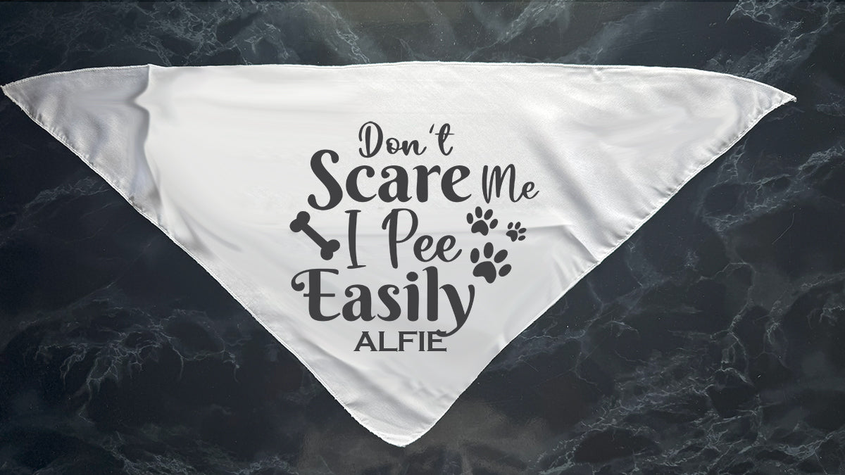 Personalised Halloween Pet Bandana - Medium to Extra Large Dogs