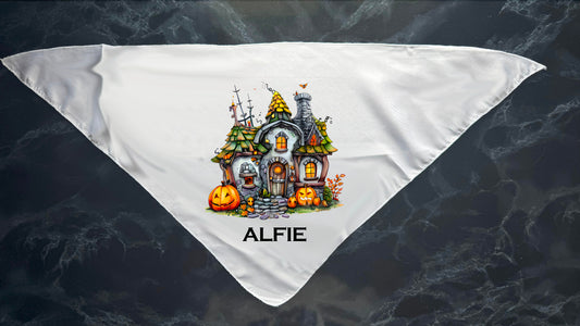 Personalised Halloween Pet Bandana - Medium to Extra Large Dogs