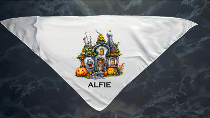 Personalised Halloween Pet Bandana - Medium to Extra Large Dogs