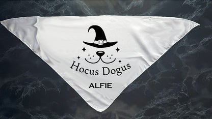 Personalised Halloween Pet Bandana - Medium to Extra Large Dogs