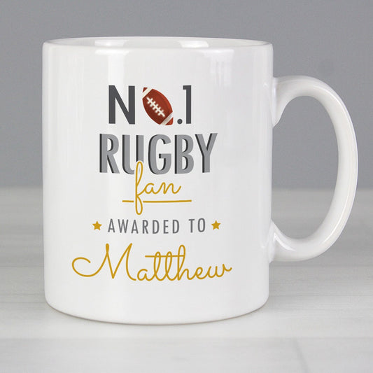 Personalised No.1 'Sports' Fan Mug - Choice of Sports