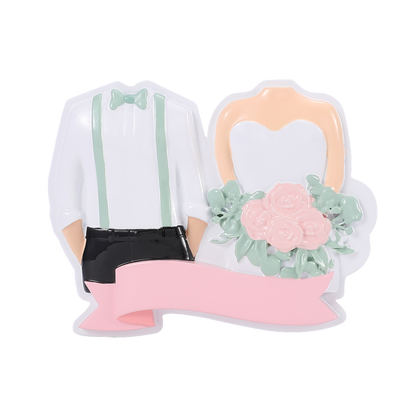 Wedding Couple Personalised Christmas Decoration