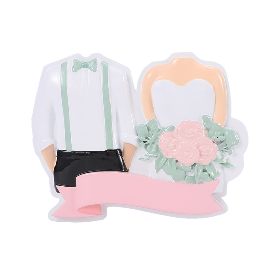 Wedding Couple Personalised Christmas Decoration