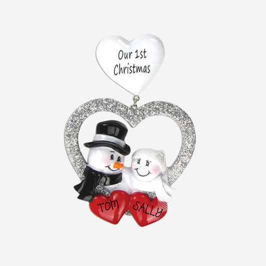 Our 1st Christmas Mrs & Mrs Hanging Christmas Wedding Decoration