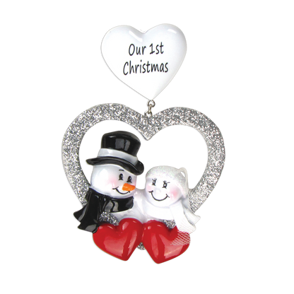 Our 1st Christmas Mrs & Mrs Hanging Christmas Wedding Decoration