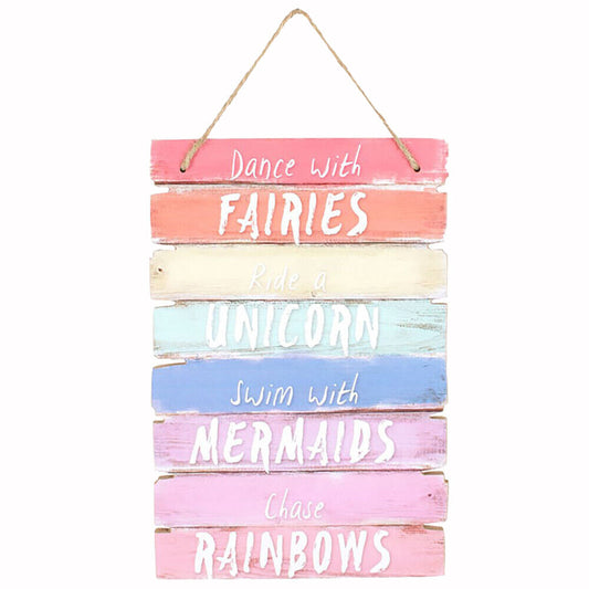 Dance With Fairies Hanging Plaque