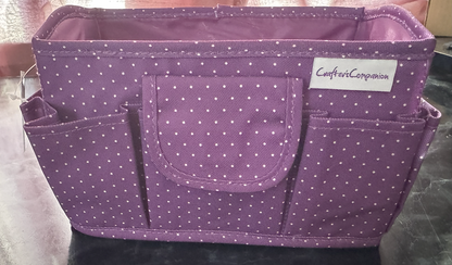 Crafters Companion Purple Polka Dot Desk Storage