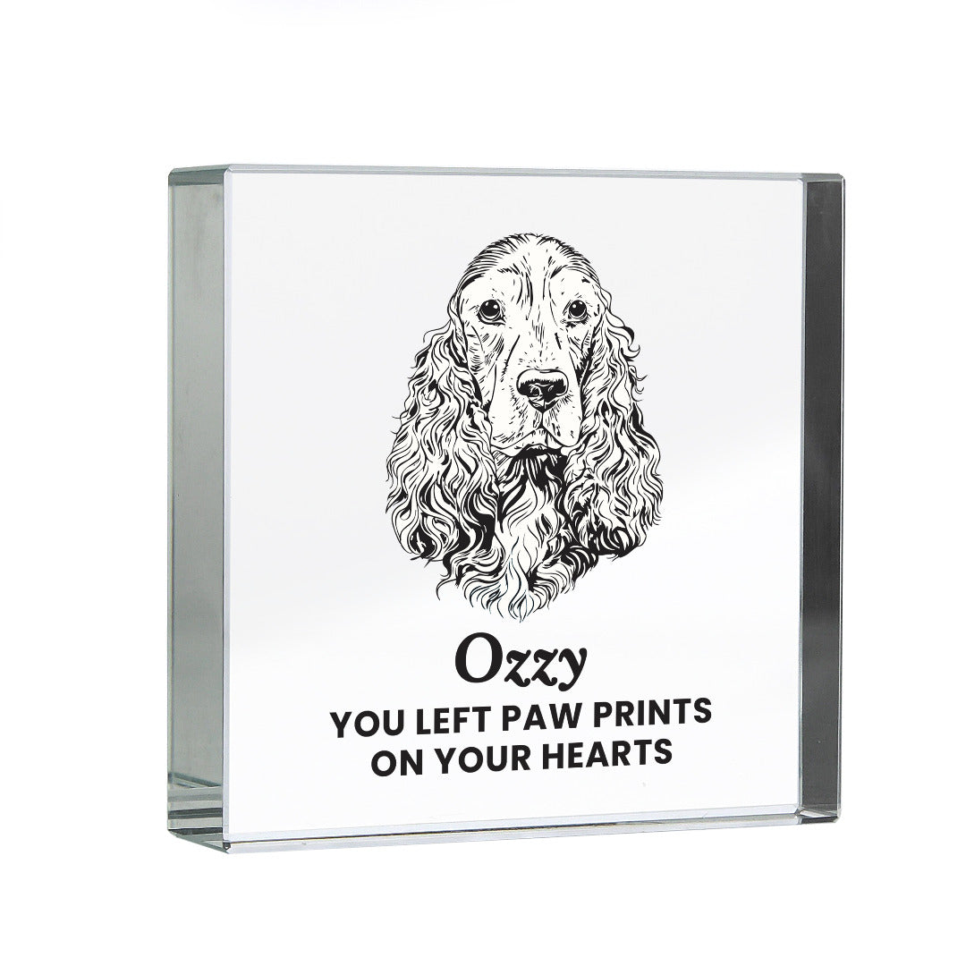 Personalised Dog Breed Crystal Ornament