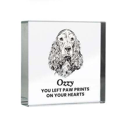 Personalised Dog Breed Crystal Ornament