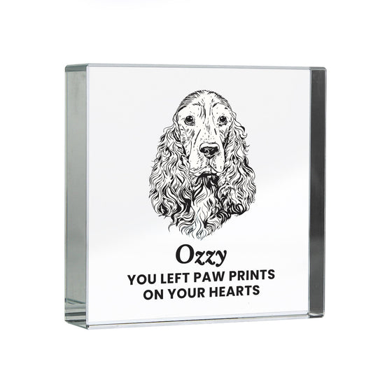 Personalised Dog Breed Crystal Ornament