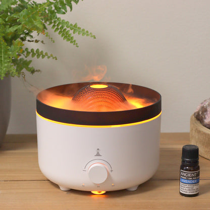 Large Volcano Effect Aroma Diffuser - Two Colours - 560ml