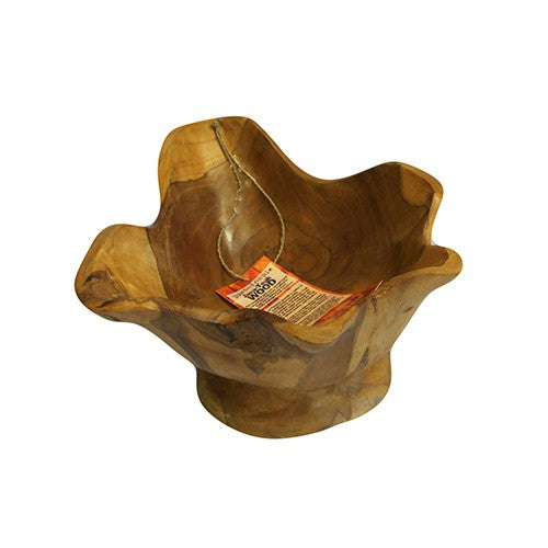 Teak Spiky Finger Bowls approx 25cm