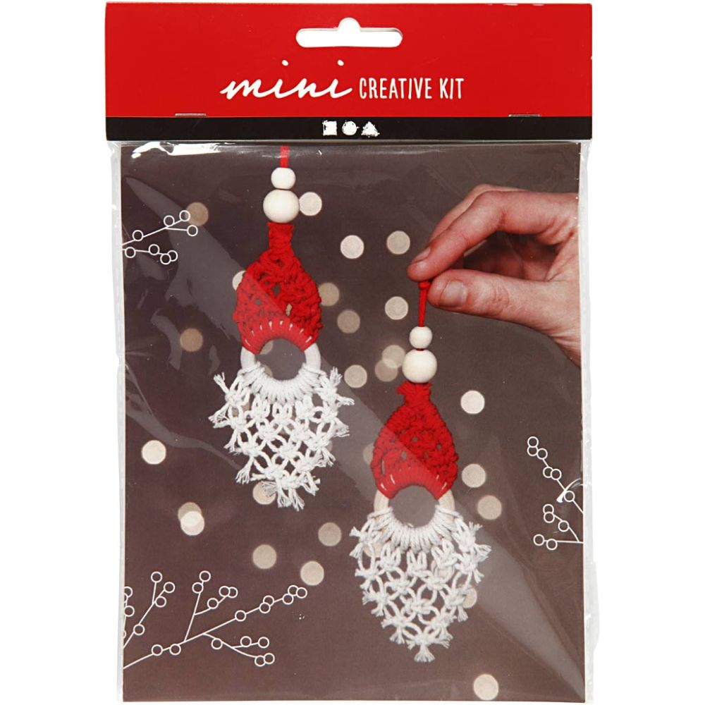 Macrame Christmas Elf Decoration Craft Kit