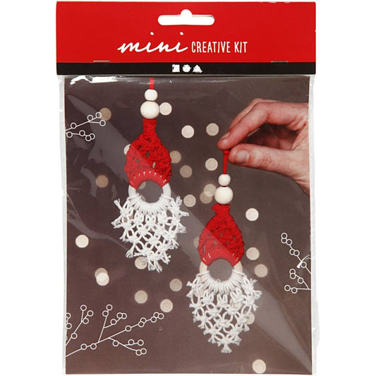 Macrame Christmas Elf Decoration Craft Kit