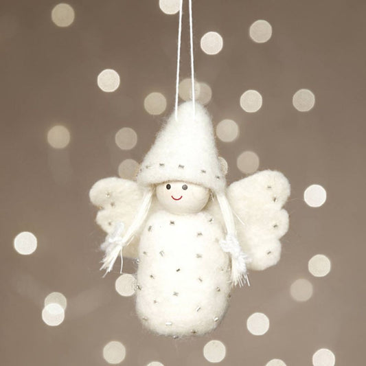 Needle-Felt Christmas Angel Decoration Craft Kit