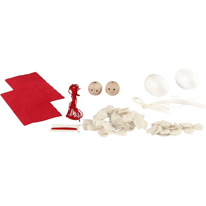 Needle-Felt Christmas Girl Elves Decoration Craft Kit