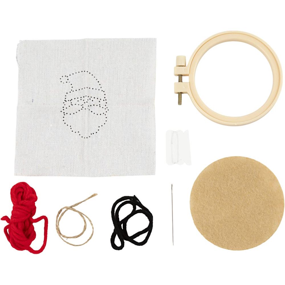 Mini Embroidery Kit - Santa Claus
