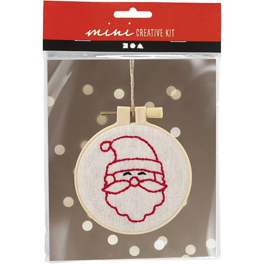 Mini Embroidery Kit - Santa Claus