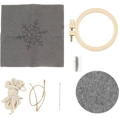Mini Embroidery Kit - Snowflake