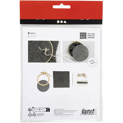 Mini Embroidery Kit - Snowflake