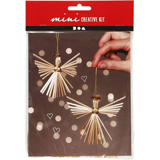 Straw Angel Decoration Mini Craft Kit