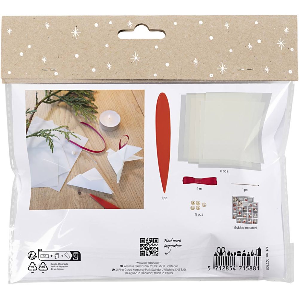 Origami Christmas Decorations Craft Kit