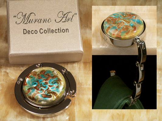 Cassiani Murano Art Deco Collection Hand Bag Holder