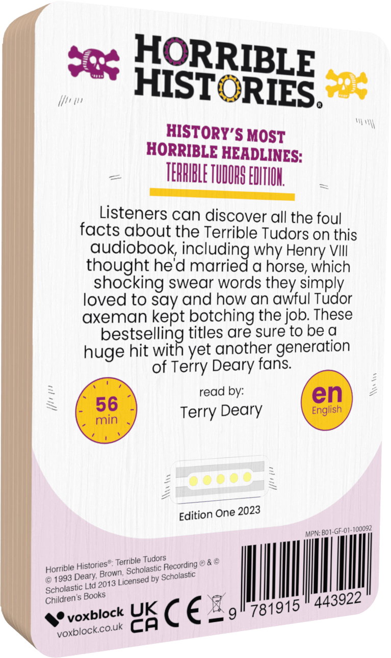 Horrible Histories: Terrible Tudors (Audiobook)
