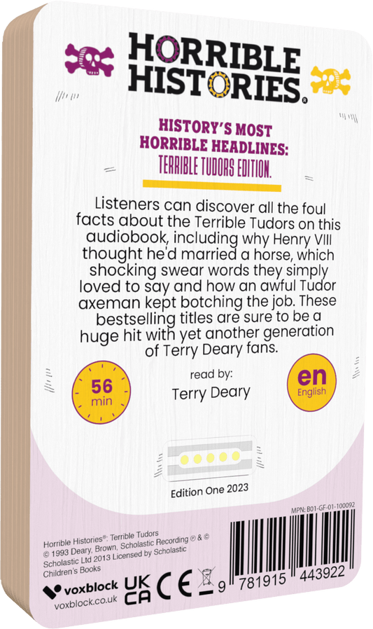 Horrible Histories: Terrible Tudors (Audiobook)