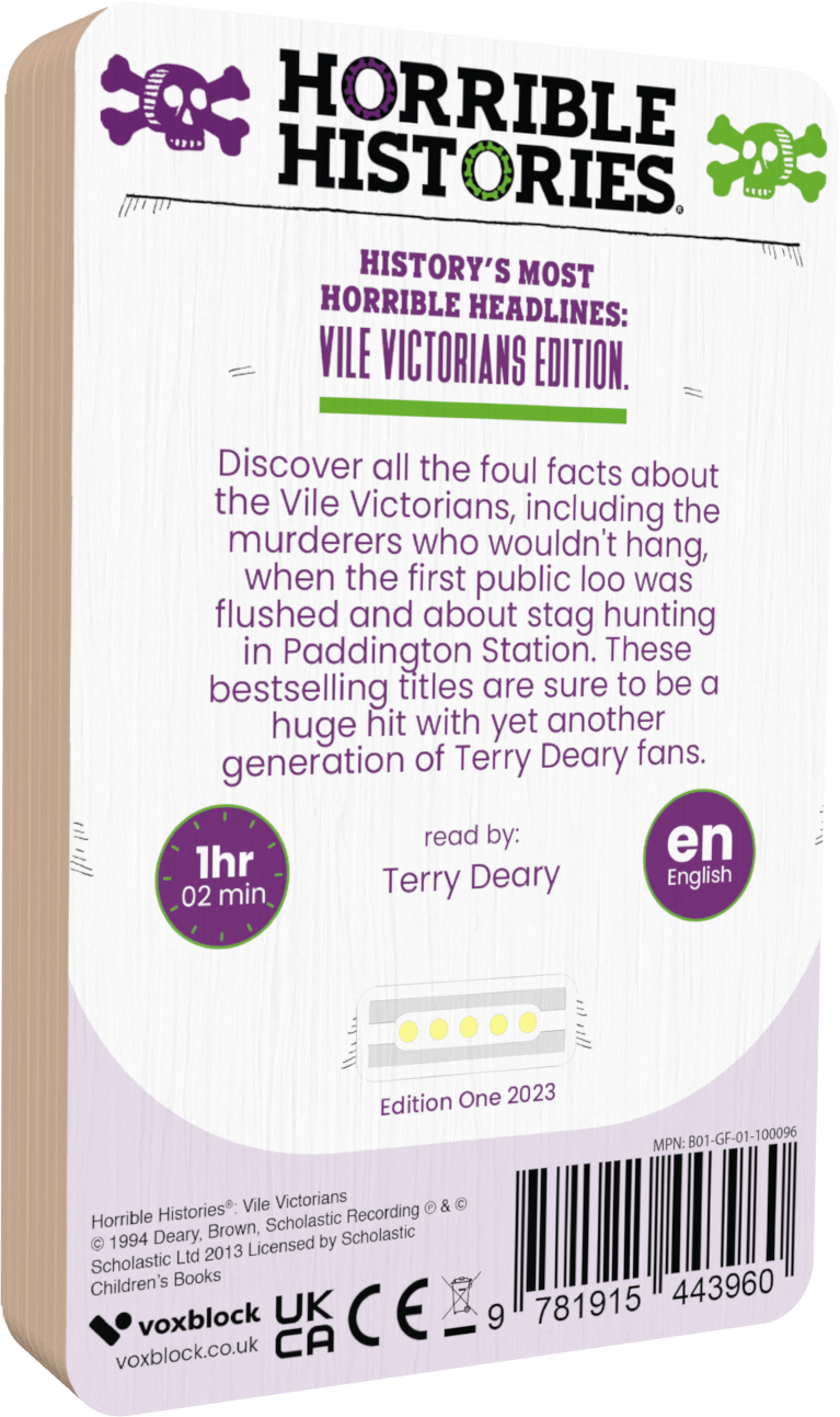Horrible Histories: Vile Victorians (Audiobook)