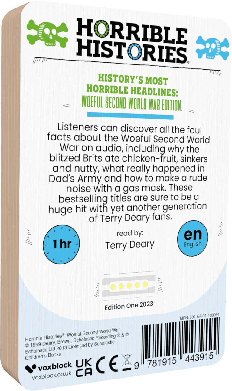 Horrible Histories: Woeful Second World War (Audiobook)
