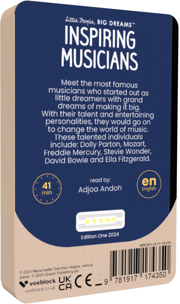 Little People Big Dreams: Inspiring Musicians (Audiobook)